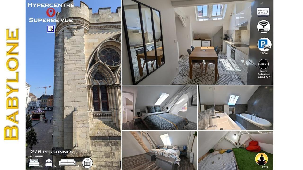 3 Appartements Premium Au Pied De La Cathedrale - Hypercentre Санс Екстериор снимка