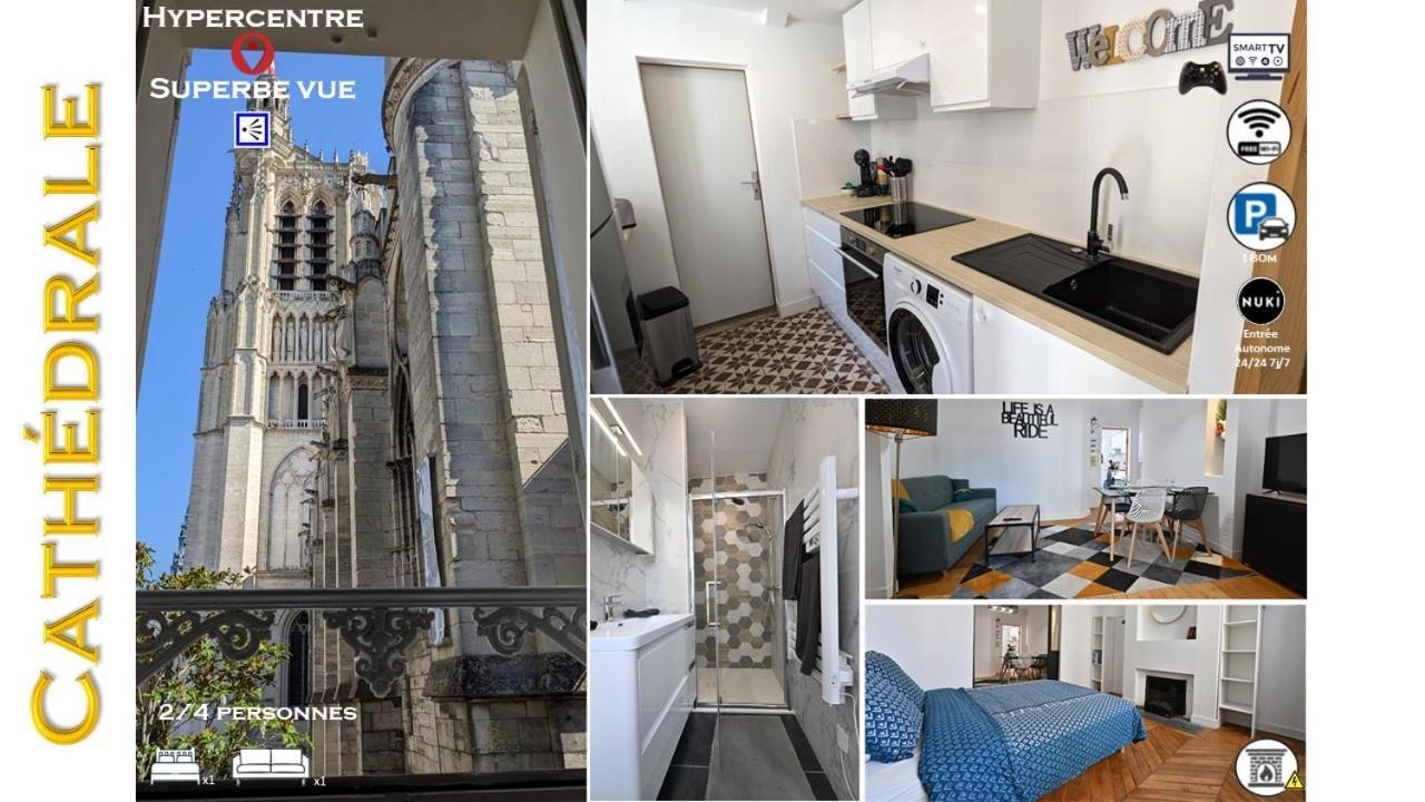 3 Appartements Premium Au Pied De La Cathedrale - Hypercentre Санс Екстериор снимка